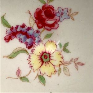 Lovely vintage Zapun USA China, square  porcelain dish. 5"x5”